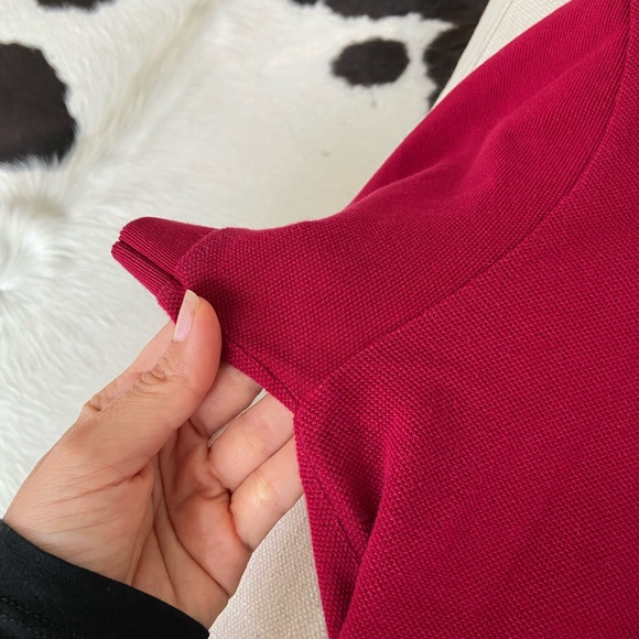 Lacoste men’s polo shirt burgundy - Picture 4 of 4